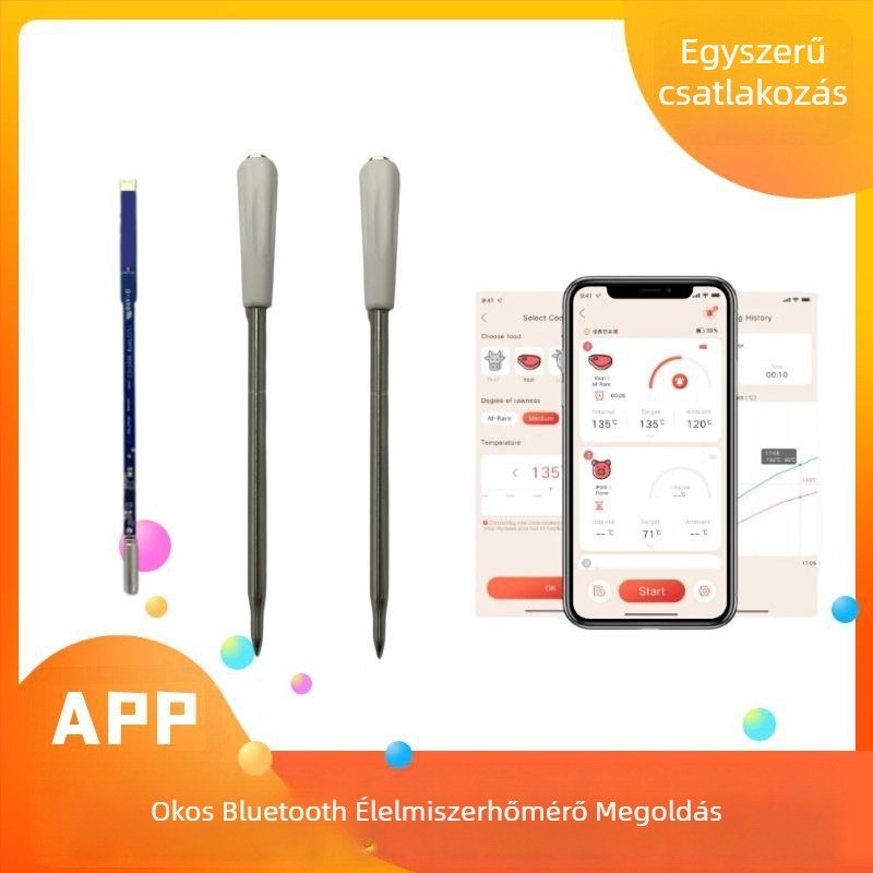 Intelligens hús hőmérő fejlesztőpanel Bluetooth-szenzorral és PCBA-vezérlő lappal