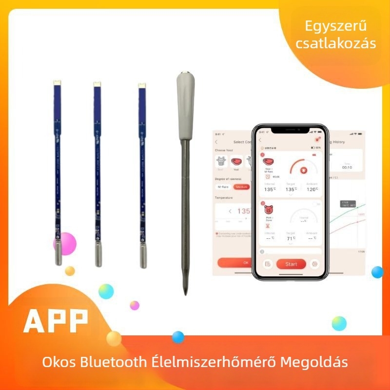 Intelligens hús hőmérő fejlesztőpanel Bluetooth-szenzorral és PCBA-vezérlő lappal