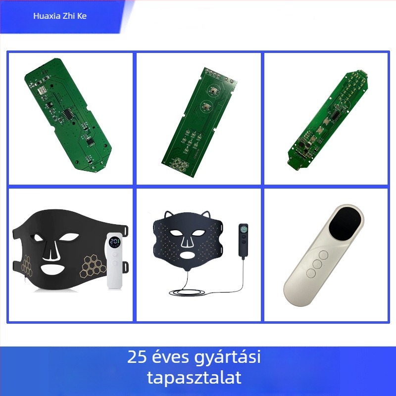 Szépségápolási eszköz vezérlőpanel LED-maszk és fototerápia, idő- és színbeállítások