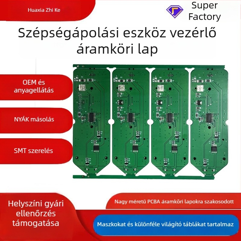 Szépségápolási eszköz vezérlőpanel LED-maszk és fototerápia, idő- és színbeállítások