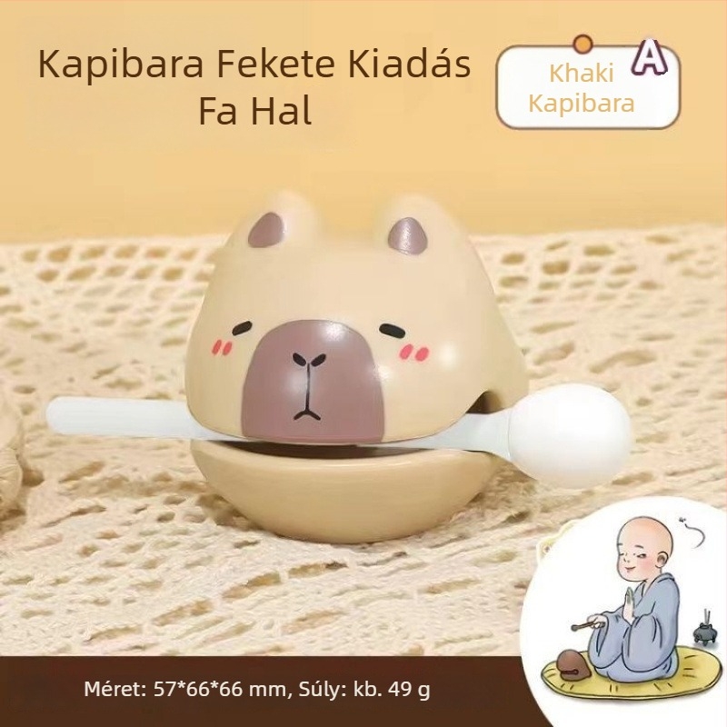 Capybara asztali dekoráció stresszoldásra – irodai dísz, ajándék születésnapra vagy Anyák napjára