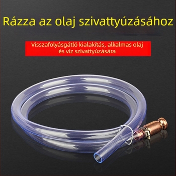 Kézi önprimáló olaj- és víz kinyerő, réz ureás csővel, dízel-teherautókhoz