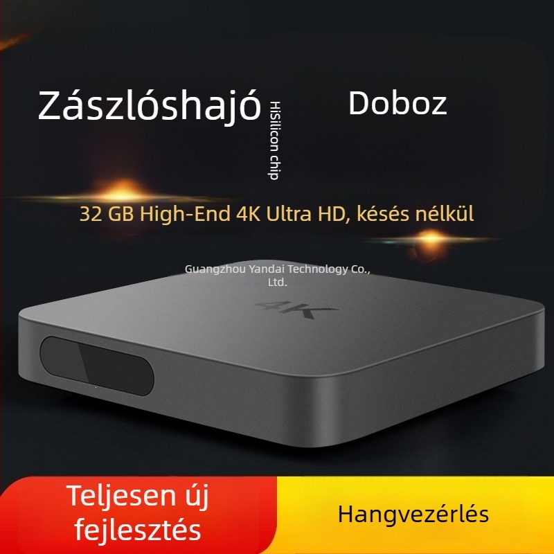 Okos vezeték nélküli Wi‑Fi tévébox, 4K hálózati set‑top box, képernyővetítés, alkalmas médialejátszókhoz