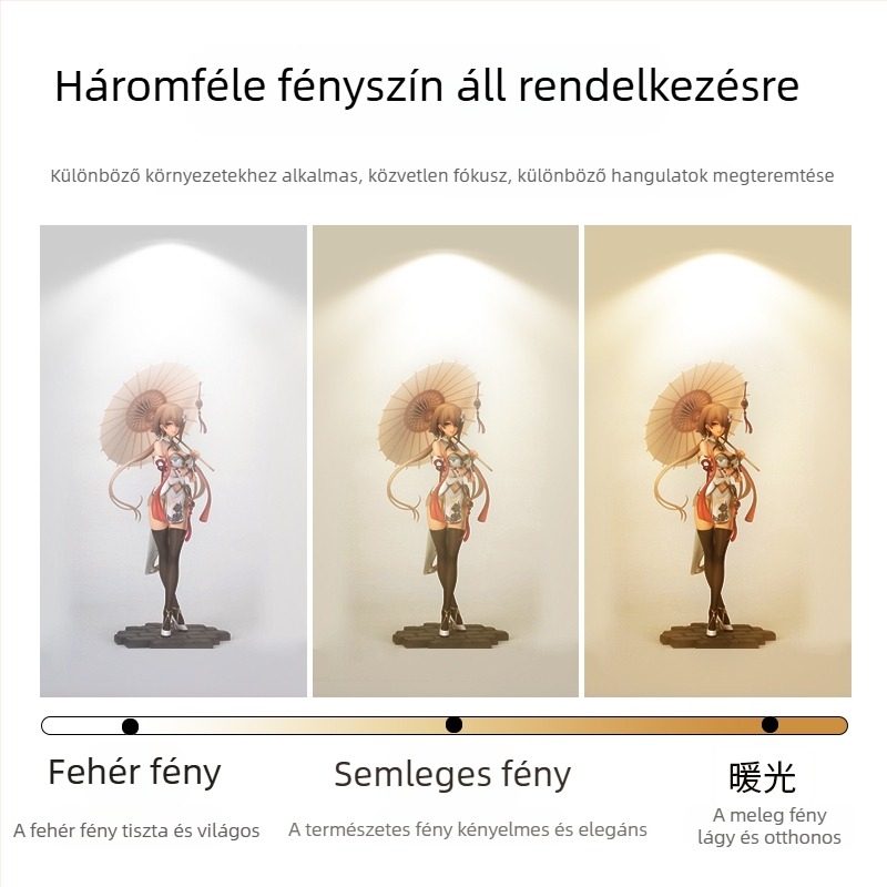 Flicker-mentes LED sínvilágítás kereskedelmi ruházati üzletekhez – felületre szerelhető COB spotlámpa élő közvetítéshez és háttérfalhoz