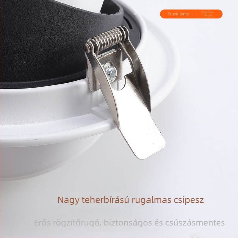 Beépített LED mennyezeti spotlámpa ruházati boltok és bemutatótermek számára, COB technológiával