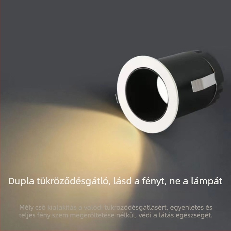 Beépített mennyezeti spotlámpa csillagos égbolt mintával, mini LED spot 3 cm-es nyílással, anti-szórás, nappaliba és borospultba