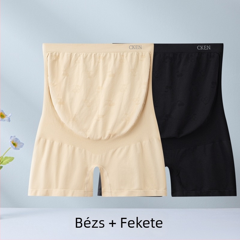 Varrat nélküli kismama bugyi, magas derekú, 3D pocaktámogatás, plusz méret, két az egyben leggings, kibővített ágyékrész