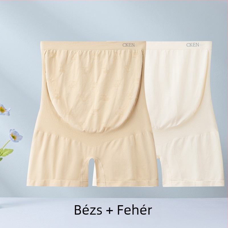 Varrat nélküli kismama bugyi, magas derekú, 3D pocaktámogatás, plusz méret, két az egyben leggings, kibővített ágyékrész