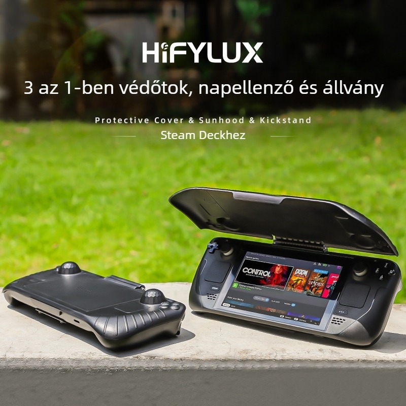 Hifylux Árnyékoló pajzs és asztali állvány a Steam Deckhez