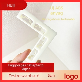 ABS műanyag sarokkapocs fotóháttérhez, függőleges rögzítő, 5 mm