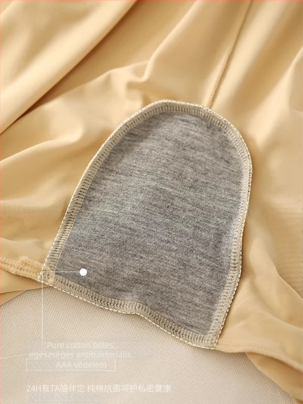 Nyári, varrat nélküli ice-silk biztonsági rövidnadrág nőknek, plusz méret, boxer-stílus, capri hossz, 2 az 1-ben dizájn, varrás nélkül