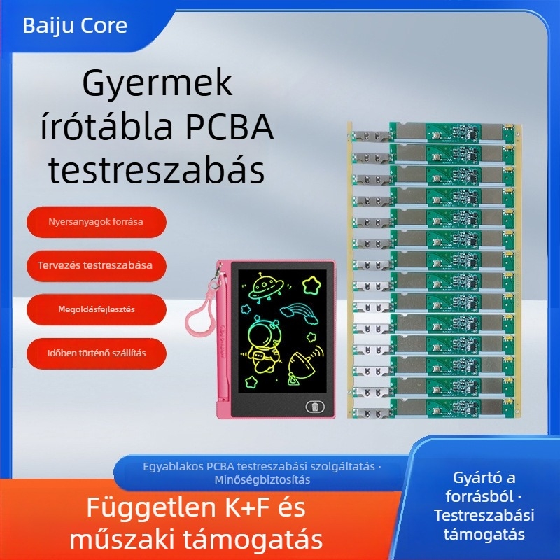 Mini gyerekeknek szóló író- és rajztábla PCBA-vezérlő panel, precíz PCB-áramkör, raktáron