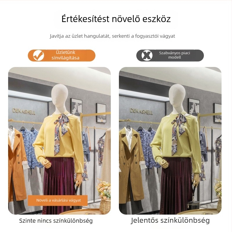 COB LED-es sínvilágító üzletekhez, alumínium házzal, modern minimalist design, mennyezetre és falra