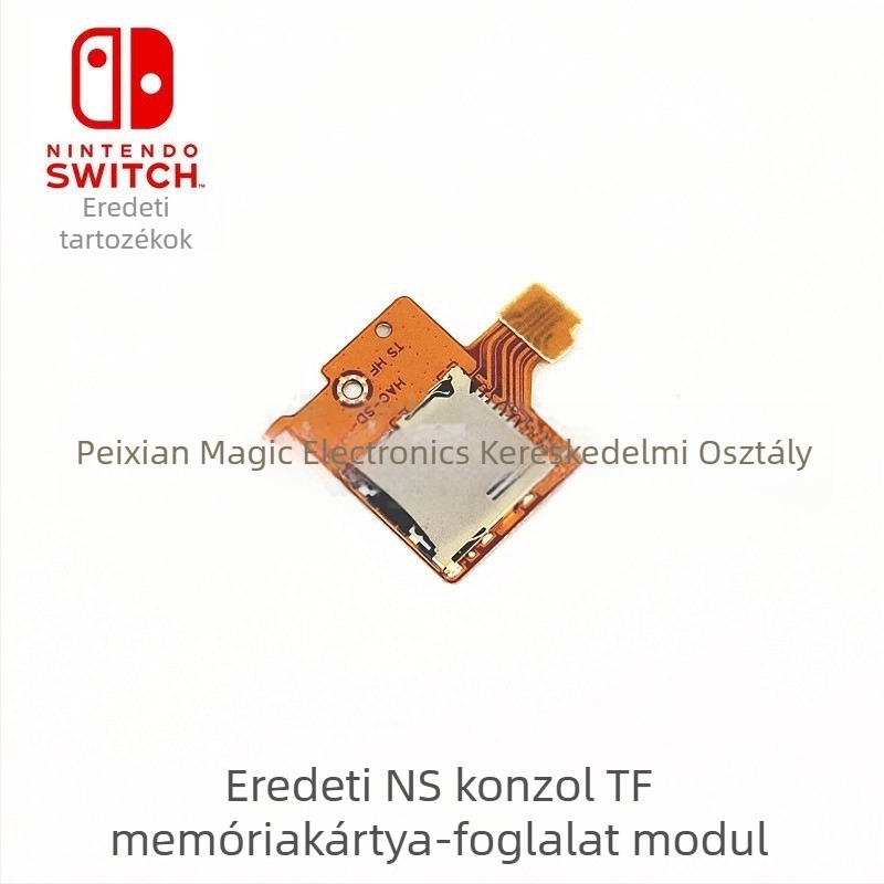 Nintendo Switch javítóalkatrészek - TF-kártya-nyílás és Micro SD-kártya-nyílás - Eredeti szétszerelt alkatrészek