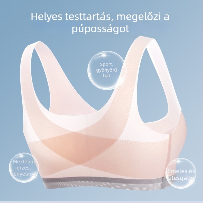 Tinédzser sportmelltartó, teljes kosár, modal anyag, légáteresztő, kényelmes