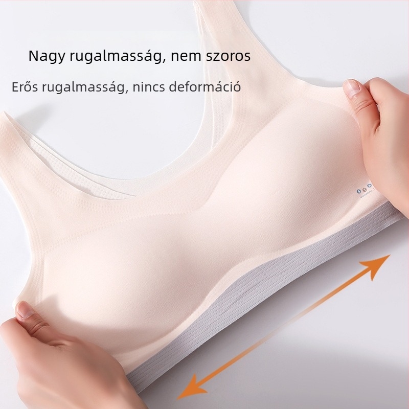 Tinédzser sportmelltartó, teljes kosár, modal anyag, légáteresztő, kényelmes
