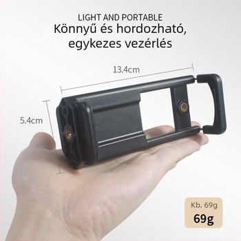 Kétfunkciós klip telefonhoz és tabletához, asztali állvánnyal – 2-in-1 szelfi és fotózásra