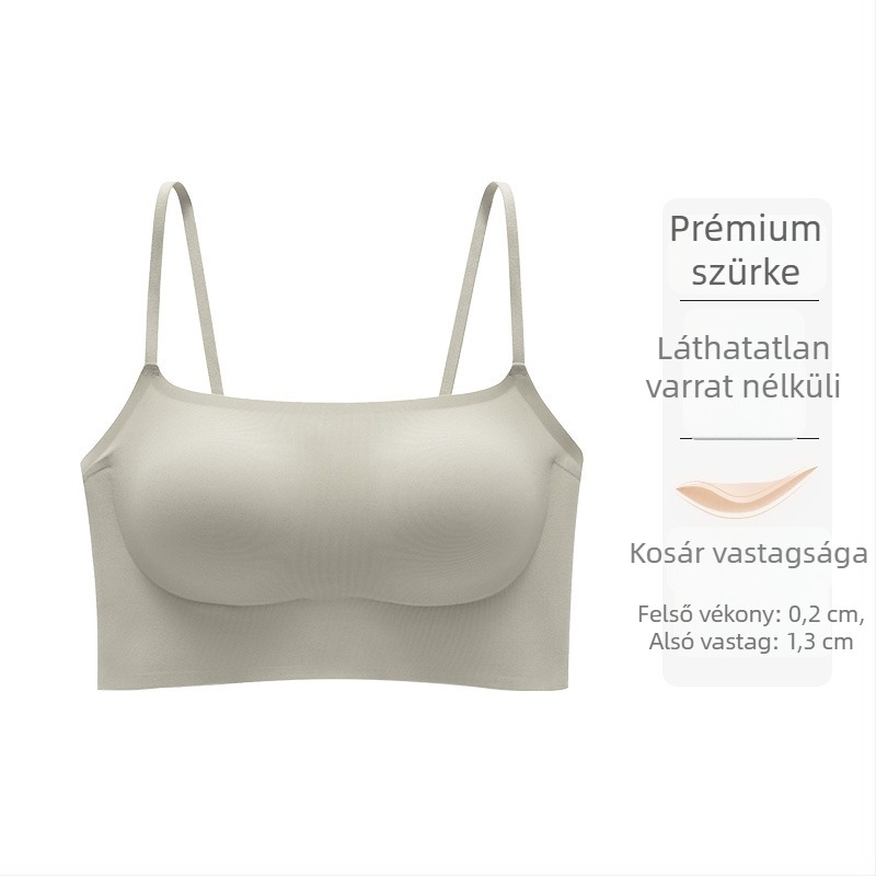 Sima, láthatatlan melltartó-vest beépített párnával és légáteresztő hátsó résszel