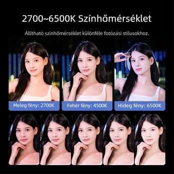 Mini RGB kitöltőfény élő közvetítéshez: számítógéphez és mobiltelefonhoz, bőr simítása és fényképezés