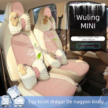 Wuling Mini ülésvédők négyajtós kivitelhez, a Hongguang EV Mini negyedik generációjához, négy évszakos autóülés párnák