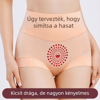 Női magas derekú hasformázó alsó Modál Lenzing anyagból, lélegző, antibakteriális, virágos gradiens mintával