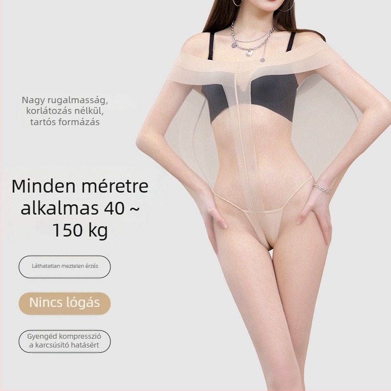 Plusz méretű ultra vékony fekete harisnya nők számára, tavasz-őszi viselet, áttetsző, bőrbarát