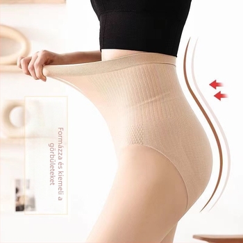 Magas derékú hasformázó és fenéket emelő átlátszó harisnyanadrág tavasz–őszre, bikini-stílusú leggings teljes fedettséggel