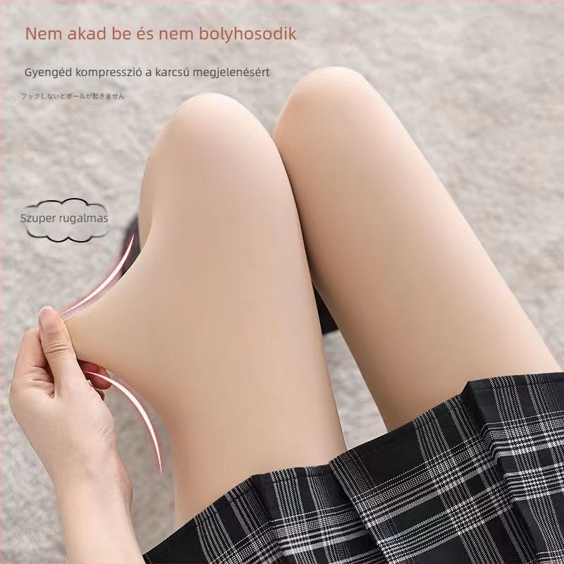Magas derékú hasformázó és fenéket emelő átlátszó harisnyanadrág tavasz–őszre, bikini-stílusú leggings teljes fedettséggel