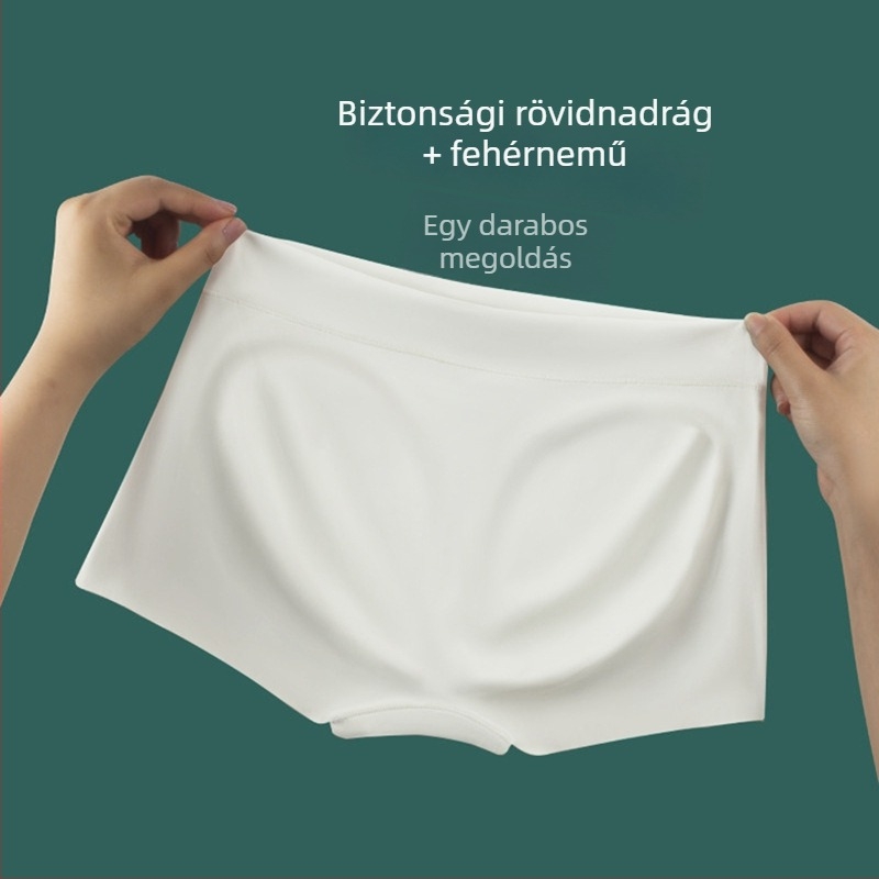 Fehér női hipster bugyi, nyári vékony fazon, pamut betéttel a nemi résznél, antibakteriális, far-emelő hatás, átlátszóság elleni védelem, testhez illeszkedő dizájn