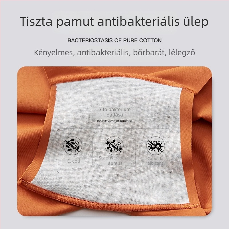 Fehér női hipster bugyi, nyári vékony fazon, pamut betéttel a nemi résznél, antibakteriális, far-emelő hatás, átlátszóság elleni védelem, testhez illeszkedő dizájn