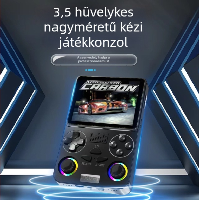 Global Battle Android hordozható játékkonzol, PSP-stílusú retro arcade, J36 Ultra Cross