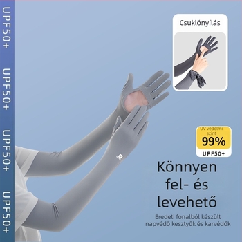 Női UV-védő Ice Silk karvédők kültéri használatra nyáron