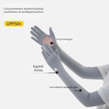 Női UV-védő Ice Silk karvédők kültéri használatra nyáron
