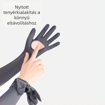Női UV-védő Ice Silk karvédők kültéri használatra nyáron