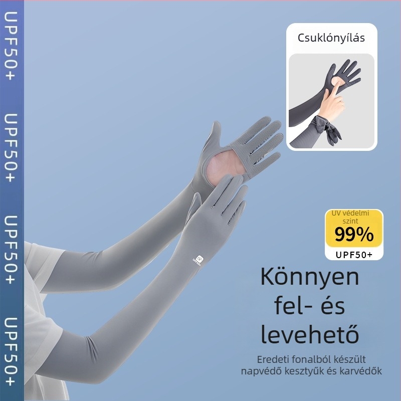Női UV-védő Ice Silk karvédők kültéri használatra nyáron