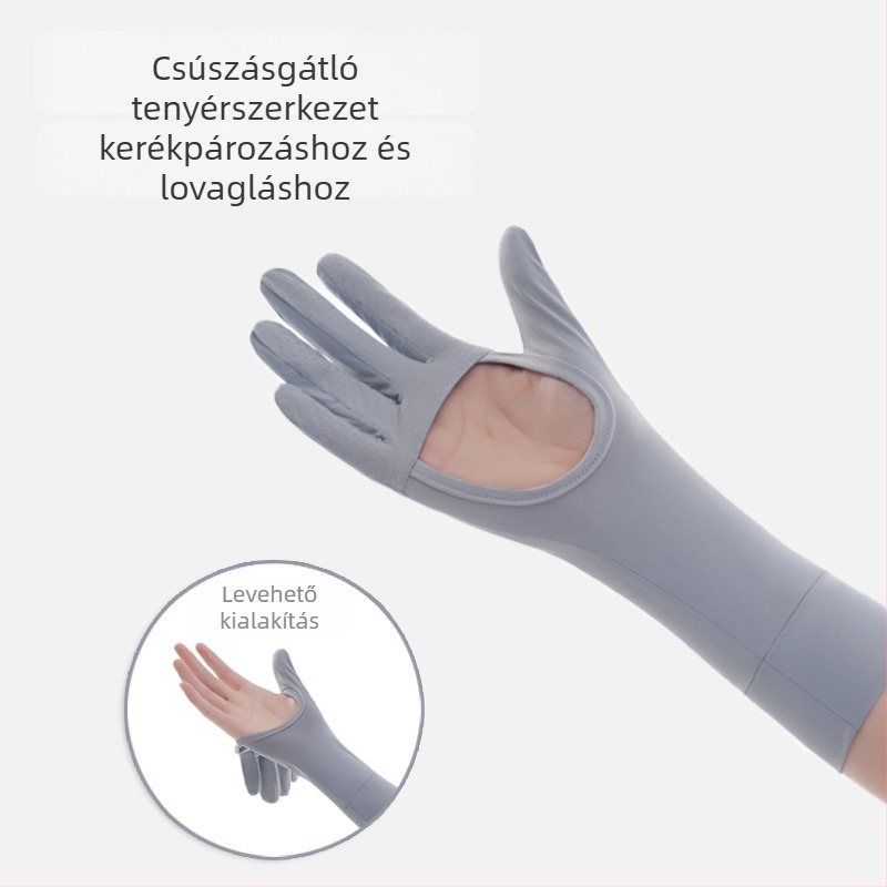 Női UV-védő Ice Silk karvédők kültéri használatra nyáron