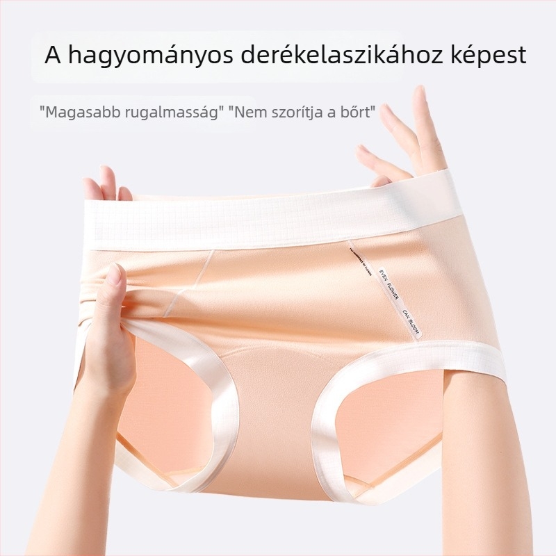 2026-os modell női háromszögbugyi akril-modál anyagból, antibakteriális ágyék, magas derék, varrás nélküli, hasi formázás