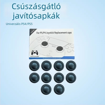PS4 joystick csere sapkák – gomba fej alakú védősapkák, rácsos mintával, színes dobozos csomagolás