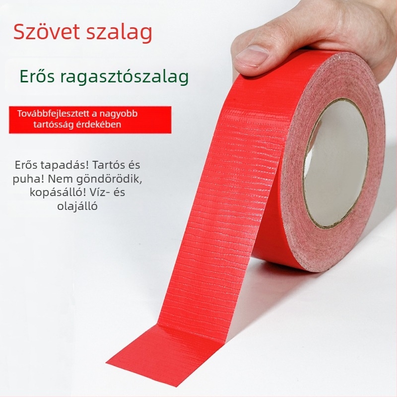 Kétoldalas textile alapú padlóvédő szalag, vízálló ragasztóval, fényvisszaverő figyelmeztető jelleggel, magas tapadással, dekorációs padlókhoz