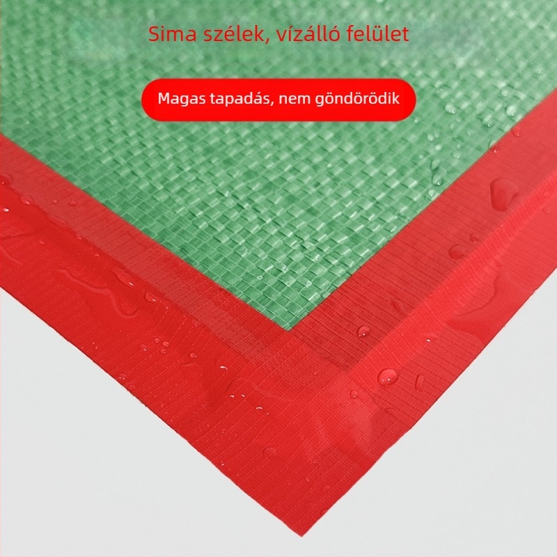 Kétoldalas textile alapú padlóvédő szalag, vízálló ragasztóval, fényvisszaverő figyelmeztető jelleggel, magas tapadással, dekorációs padlókhoz
