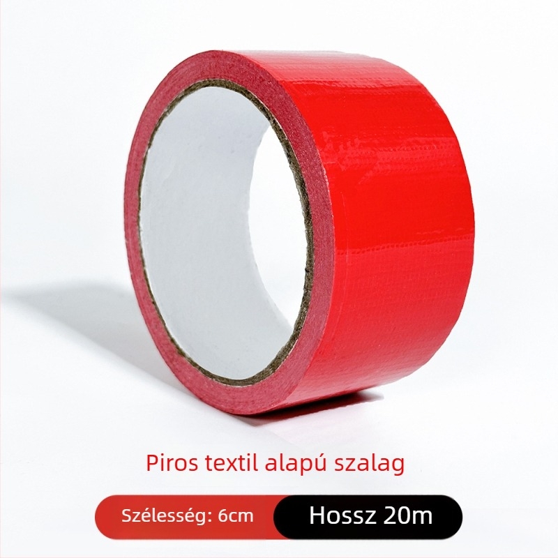Kétoldalas textile alapú padlóvédő szalag, vízálló ragasztóval, fényvisszaverő figyelmeztető jelleggel, magas tapadással, dekorációs padlókhoz