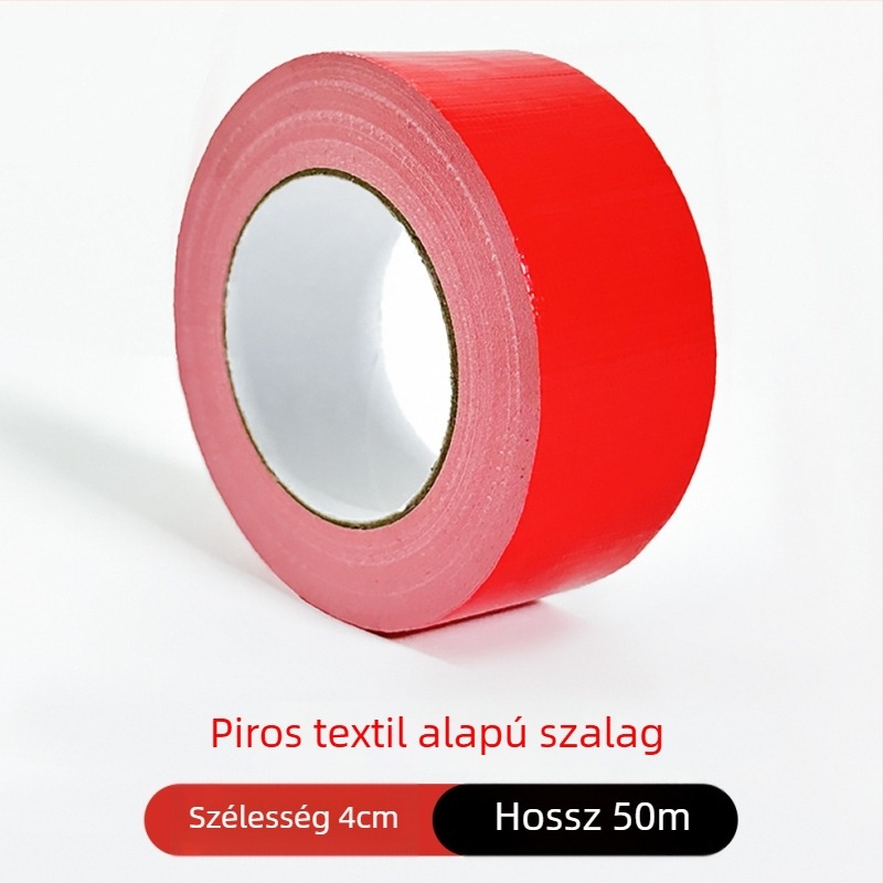 Kétoldalas textile alapú padlóvédő szalag, vízálló ragasztóval, fényvisszaverő figyelmeztető jelleggel, magas tapadással, dekorációs padlókhoz
