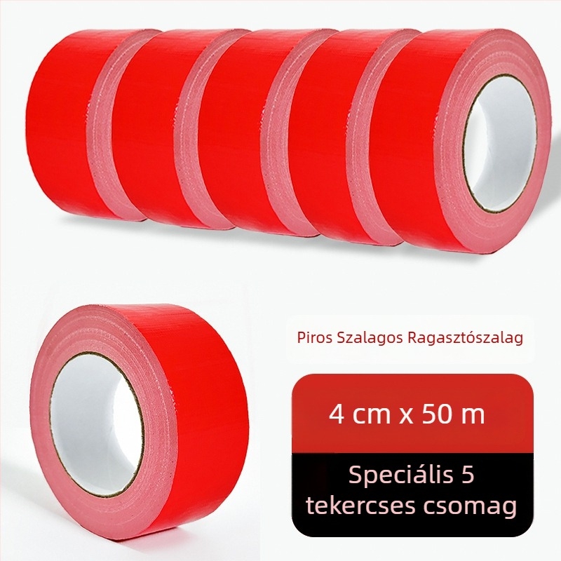 Kétoldalas textile alapú padlóvédő szalag, vízálló ragasztóval, fényvisszaverő figyelmeztető jelleggel, magas tapadással, dekorációs padlókhoz