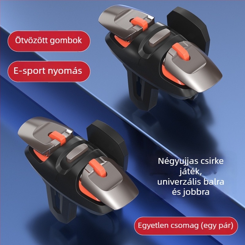 Harmadik generációs mobil játékvezérlő mechanikus ötvözet gombokkal és erő-visszacsatolással iPhone- és Android-készülékekhez