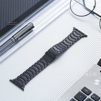 Porsche-stílusú fém óraszíj iWatch Ultra 2 Gen S987SE és Huawei Watch 4 Pro modellhez