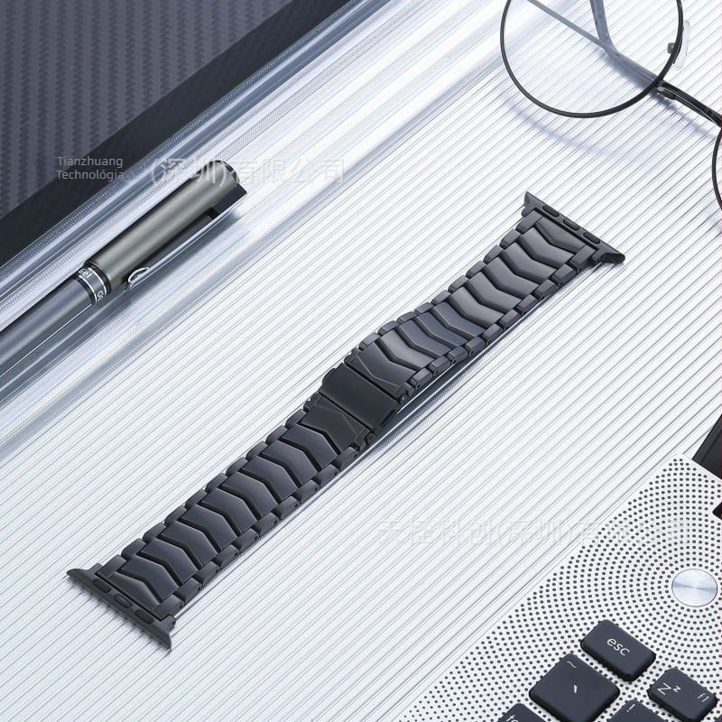Porsche-stílusú fém óraszíj iWatch Ultra 2 Gen S987SE és Huawei Watch 4 Pro modellhez