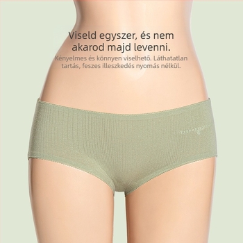 Női pamut alsónadrág középmagas derekú, légáteresztő, nagy méret, nyárra könnyű.