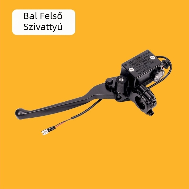 Elektromos motorkerékpár tárcsafék pumpa – univerzális módosítás, 8 mm-es tömlőcsatlakozó, 10 mm-es alumíniumötvözet, érzékeny kioldó kapcsoló