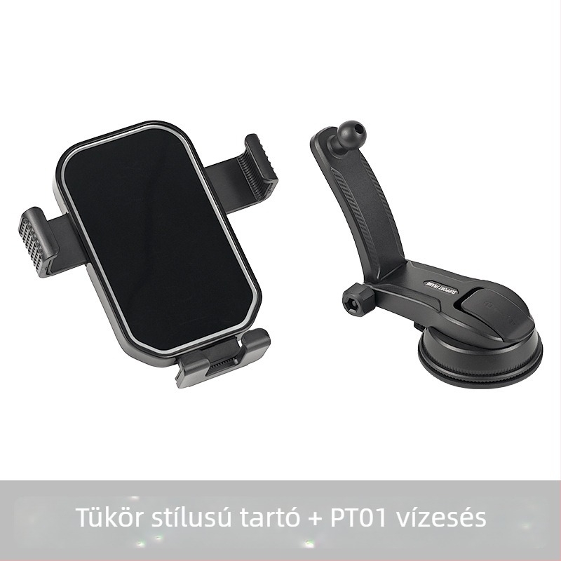 Universális autós telefontartó vákuumos rögzítéssel, teleszkópos kar és 360°-os forgással a műszerfalon vagy a szellőzőn