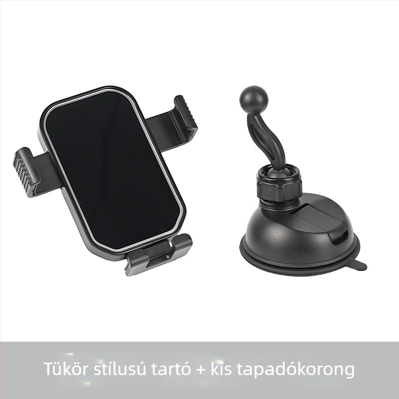 Universális autós telefontartó vákuumos rögzítéssel, teleszkópos kar és 360°-os forgással a műszerfalon vagy a szellőzőn